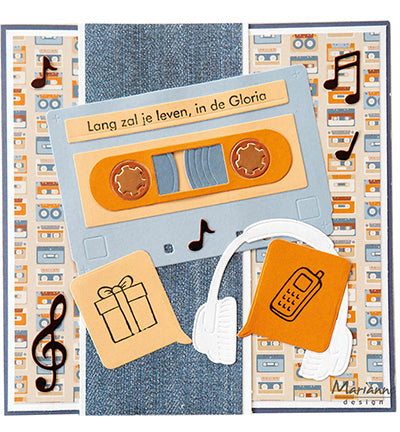 Marianne Design Paperpad A4 - Hi Handsome! PK9208