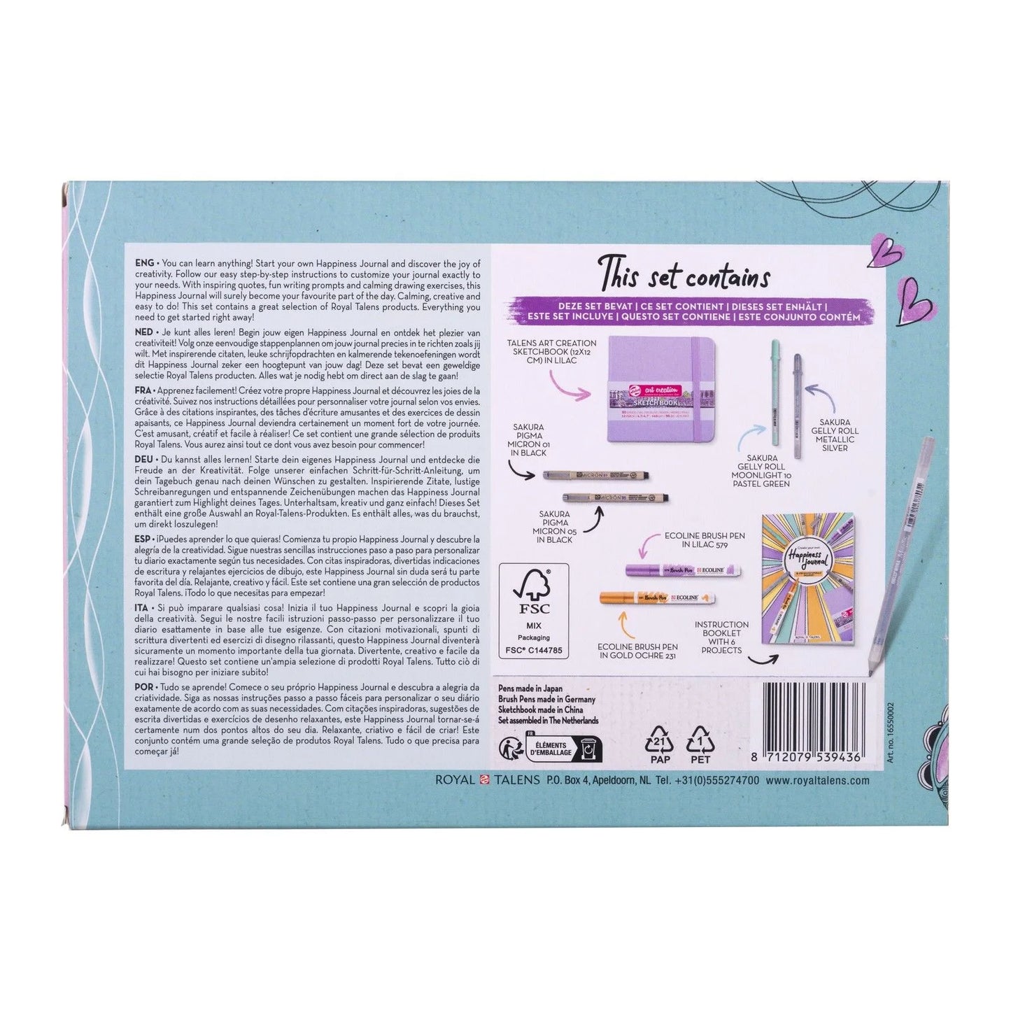 Talens | Happiness Journal Set