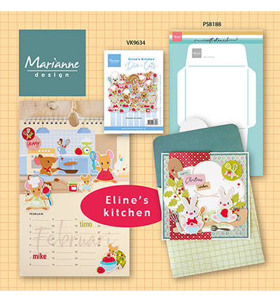 Marianne Design Craft stencil - Envelope 14 x 14 cm PS8188
