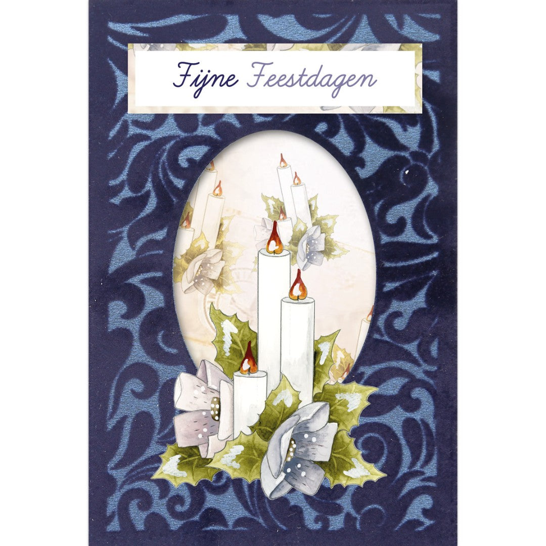 3D Velvet Cards A6 - The Best Christmas Ever