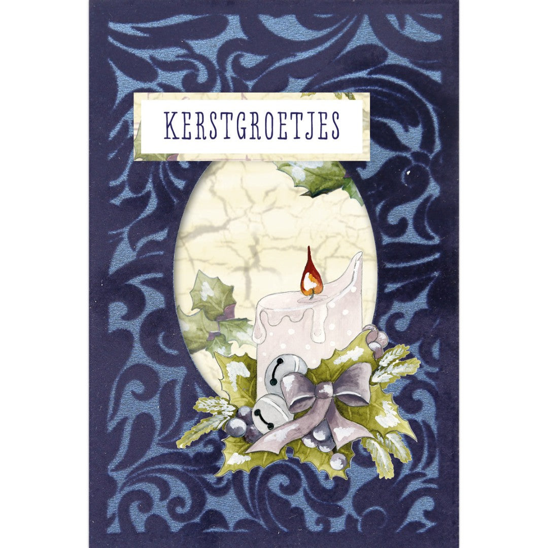 3D Velvet Cards A6 - The Best Christmas Ever