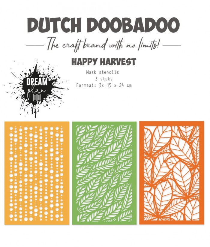 Dutch Doobadoo Mask stencils - Happy Harvest 470.784.331