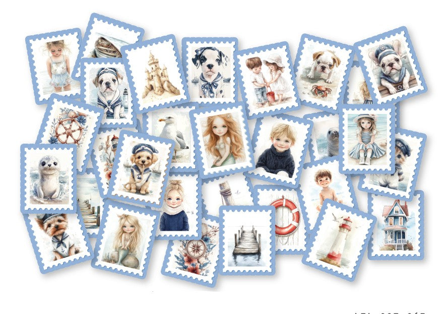Dutch Doobadoo Die-Cuts - Waves of the Sea