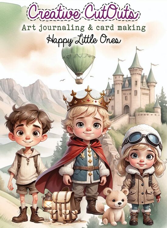 Happy Little Ones | Cut outs for Art Journalling & Cardmaking