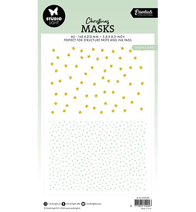 SL Essentials Collection Masks | Snow & stars no.290