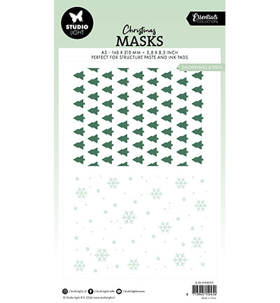 SL Essentials Collection Masks | Snowflakes & trees no.291