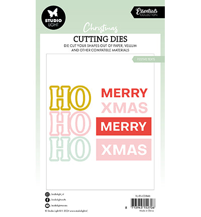 SL Essentials Collection Cutting Dies | Festive texts no.846