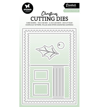 SL Essentials Collection Cutting Dies | Christmas Postcard no.847
