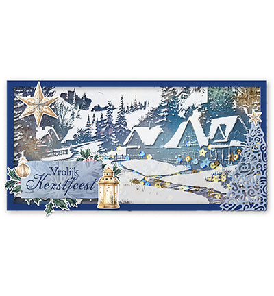 SL Essentials Collection | Acetate sheets Snowy town, pine & verses no.07