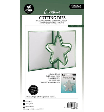 SL Cutting Dies Star folding card Essentials nr.839