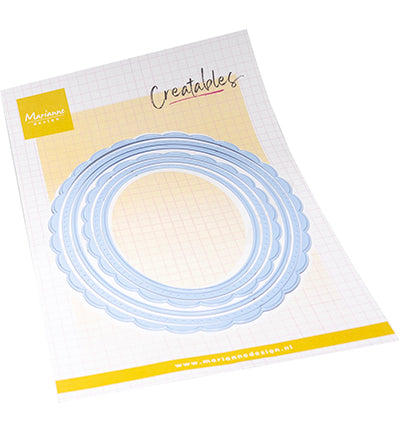 Marianne Design - Creatables - Scalloped Oval (LR0898)