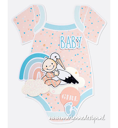 Marianne Design - Craft stencil - Onesie by Marleen (PS8177)