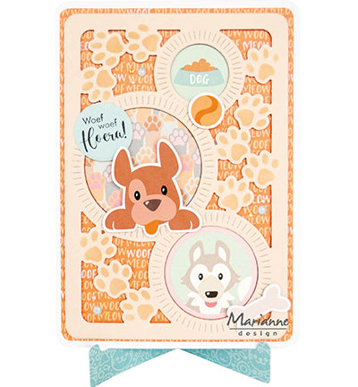 Marianne Design Die cuts Eline´s dogs VK9623
