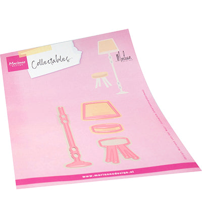 Marianne Design Collectable Lamp & Stool by Marleen COL1566