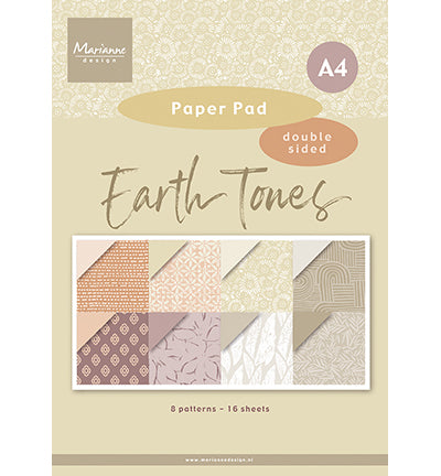 Marianne Design Paperpad Earth Tones A4 PK9204