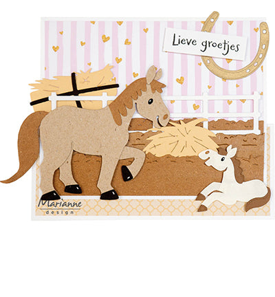 Marianne Design Collectable Eline's horses COL1568