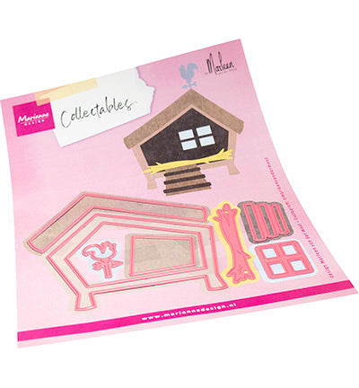 Marianne Design Collectable Animal Shed by Marleen COL1572