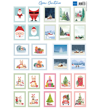 Marianne Design - Knipvel A4 - Stamps - Classic Christmas VK9631
