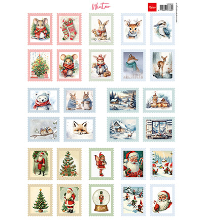 Marianne Design - Knipvel A4 - Stamps - Winter VK9632
