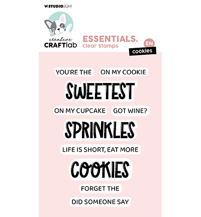 Studiolight Creative Craftlab | CCL-ES-STAMP802 - Cookies Essentials nr.802
