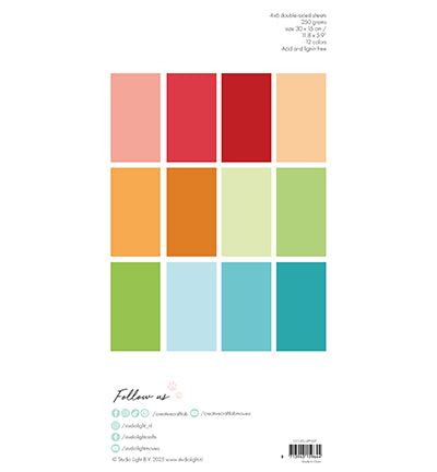 Paper Pad Rainbow Essentials nr.307