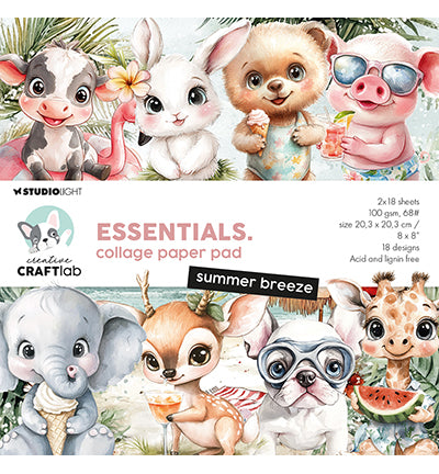 Studiolight Creative Craftlab | Paper Pad Summer breeze Essentials nr.360