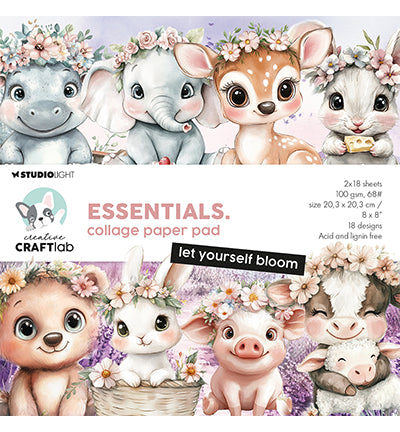 Studiolight Creative Craftlab | Paper Pad Let yourself bloom Essentials nr.361