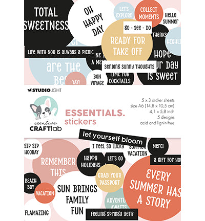 SL Creative Craftlab Friendz Stickers let yourself bloom