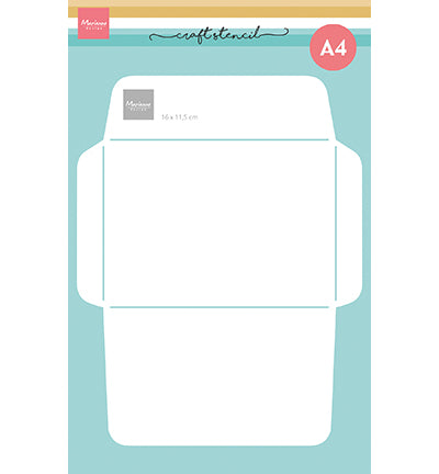 Marianne Design Craft stencil - Envelope 11.5 x 16 cm PS8187