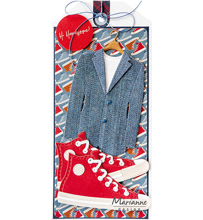 Marianne Design Stickers - Hi Handsome! by Marleen CA3205