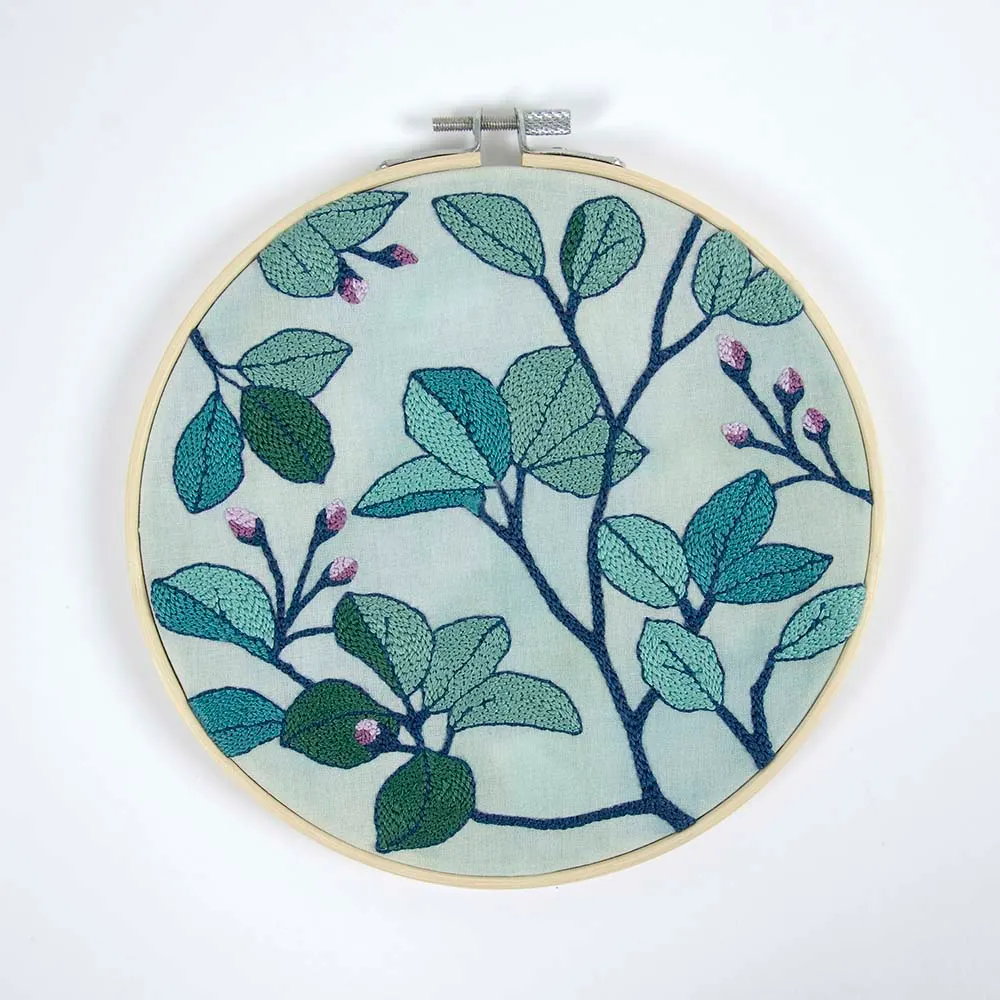 DMC Punch needle kit jungle foliage 18,5cm