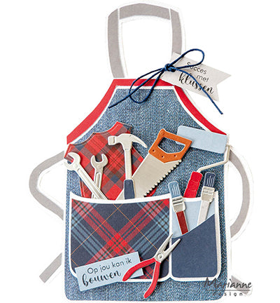 Marianne Design cardstock - Hi Handsome! PK9209