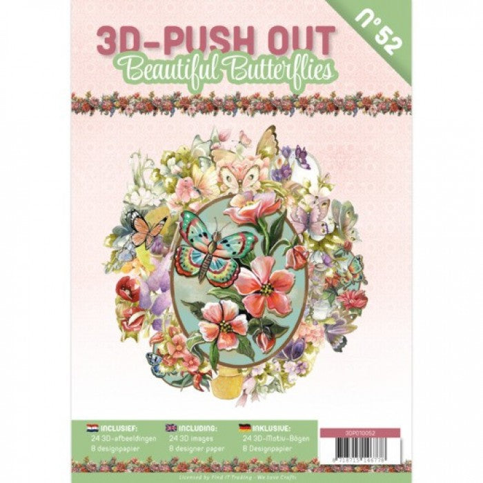 3D Push-Out Book 52 - Beautiful Butterflies