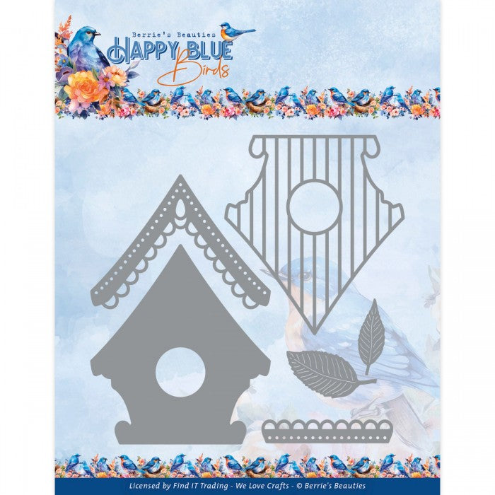 Berries Beauties - Happy Blue Birds - Happy Birdhouse