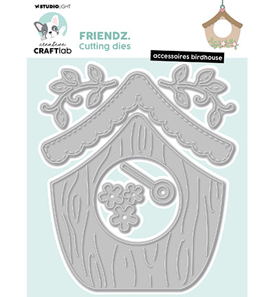 StudioLight Creative Craftlab | Cutting dies Accessoires birdhouse Friendz nr.897