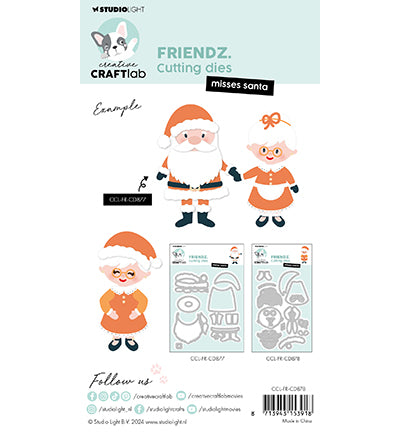 CCL-FR-CD878 - Misses Santa Friendz nr.878