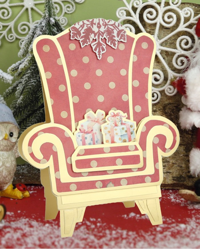 CDEST038 Stencil - Card Deco Essentials -Nostalgic Chair - A5