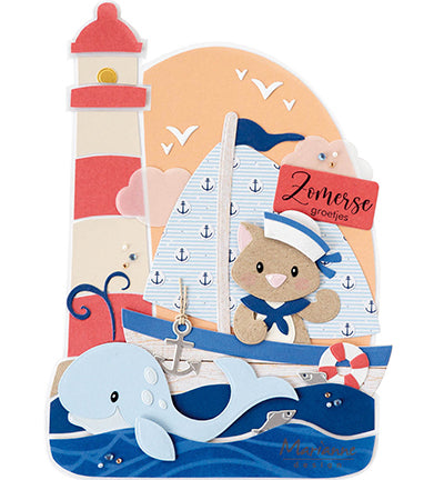 MD Craft stencil Lighthouse by Marleen