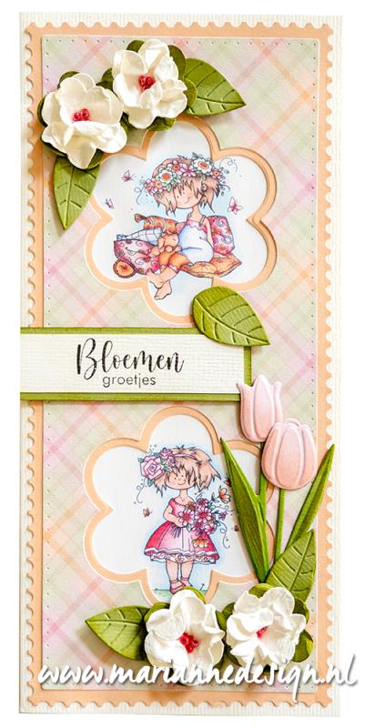 MD Craftables Slimline Flowers CR1623