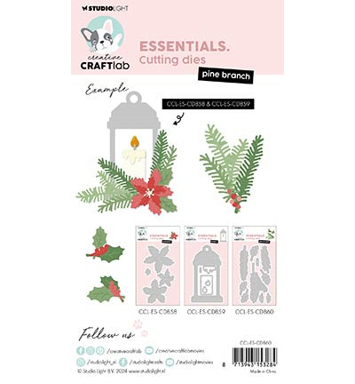 SL Creative Craftlab Cutting Die Pine branch Essentials nr.860