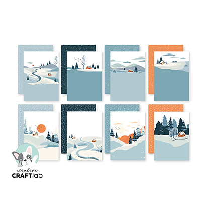 Design Paper Pad Winter landscape Friendz nr.226