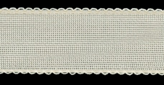 Aïdaband ECRU 16 count borduurstof 6.3 kruisjes/cm - 5cm breed