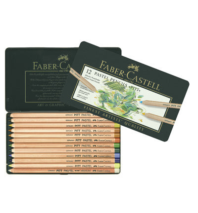 Faber Castell Pitt Pastel Pencils metalen etui 12st