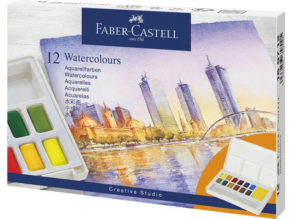 Faber Castell Watercolours | 12-delig