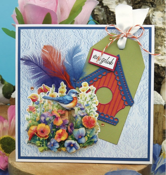 Berries Beauties - Happy Blue Birds - Happy Birdhouse