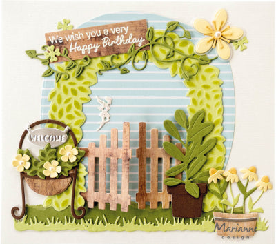 Marianne Design Craftables Potted Plants by Marleen CR1542