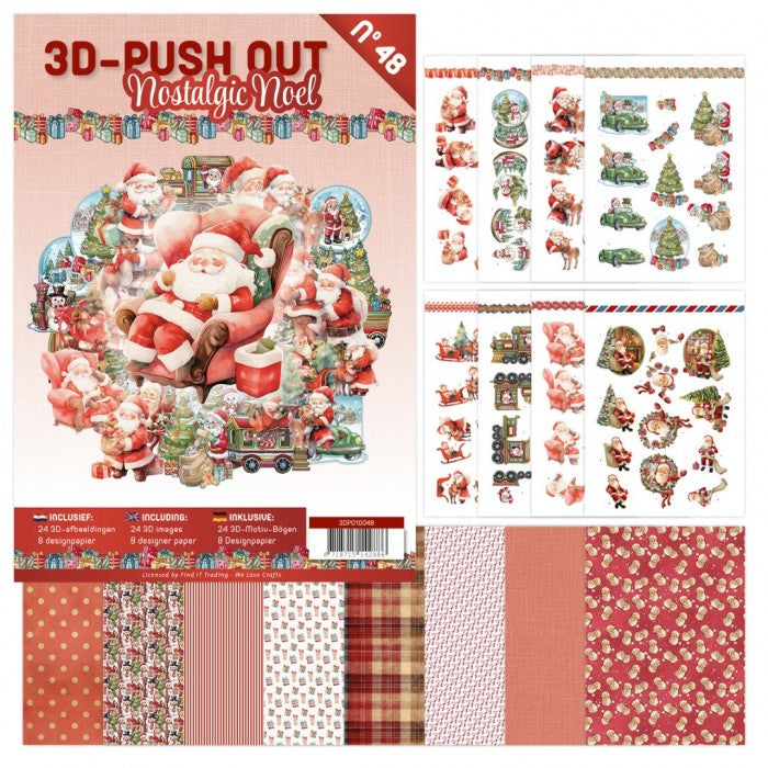 3D Push Out Book 48 - Nostalgic Noel