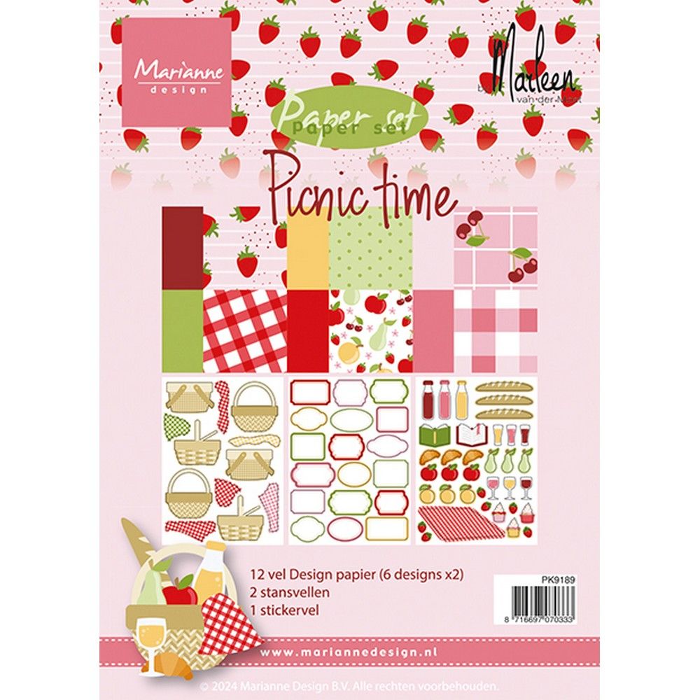 PK9189 Paper set Picnic time