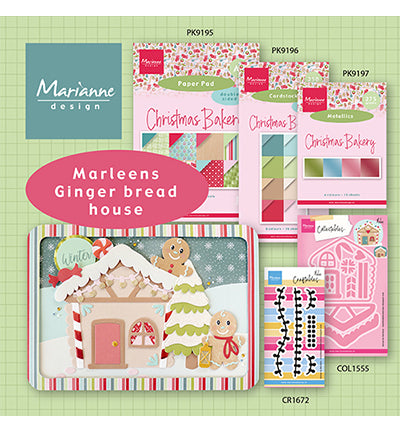 MD Paperpad Christmas Bakery by Marleen Cardstock PK9196