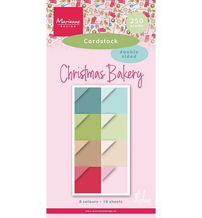 MD Paperpad Christmas Bakery by Marleen Cardstock PK9196